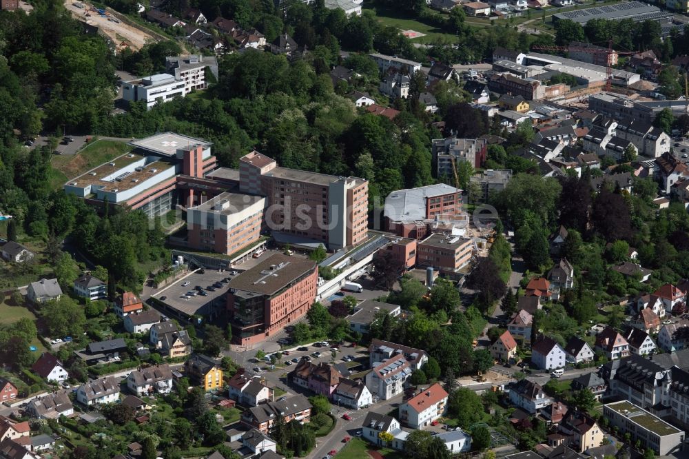 Luftbild Lahr/Schwarzwald - Klinikgelände des Krankenhauses Ortenau Klinikum Lahr in Lahr/Schwarzwald im Bundesland Baden-Württemberg, Deutschland