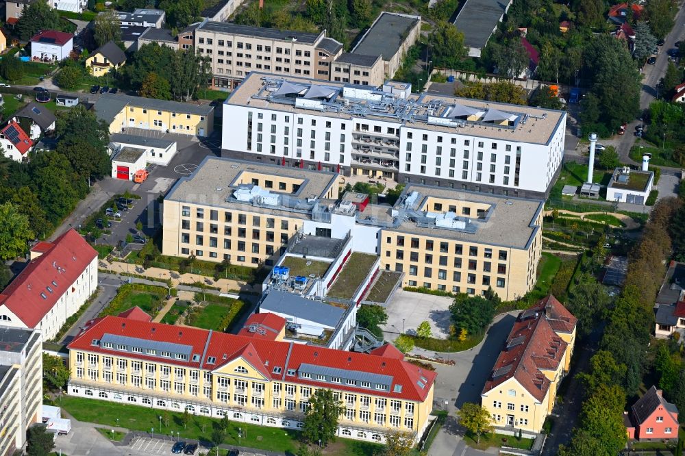 Luftbild Berlin - Klinikgelände des Krankenhauses Psychiatrischen Klinik Vivantes Klinikum Kaulsdorf in Berlin, Deutschland
