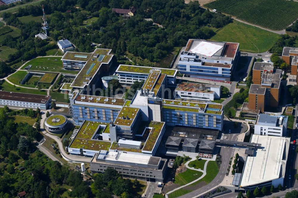 Stuttgart von oben - Klinikgelände des Krankenhauses Robert-Bosch-Krankenhaus im Ortsteil Bad Cannstatt in Stuttgart im Bundesland Baden-Württemberg, Deutschland