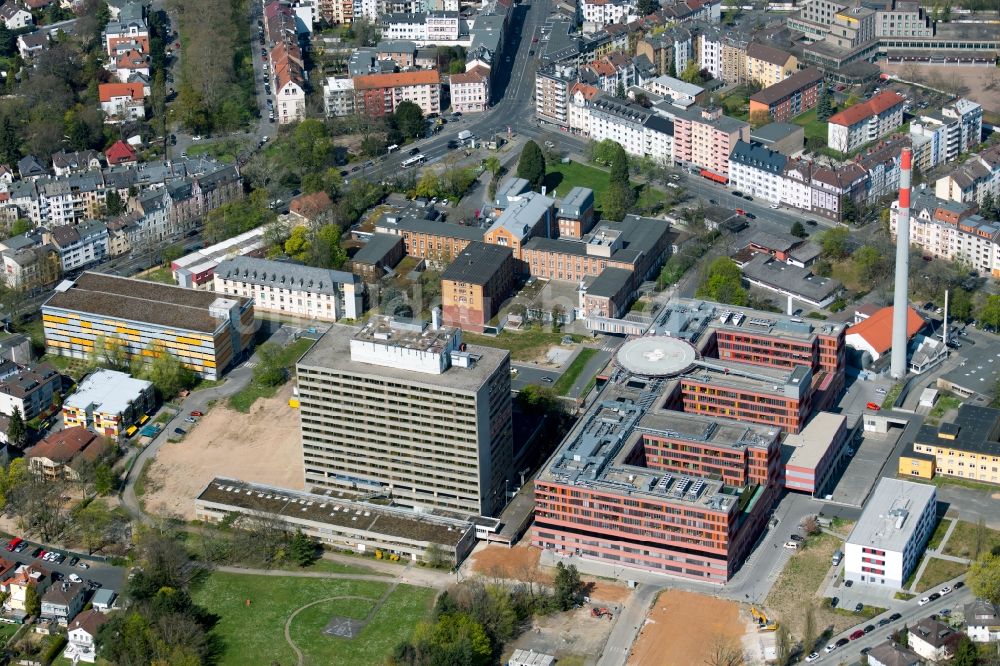 Luftbild Offenbach am Main - Klinikgelände des Krankenhauses Sana-Klinikum in Offenbach am Main im Bundesland Hessen, Deutschland