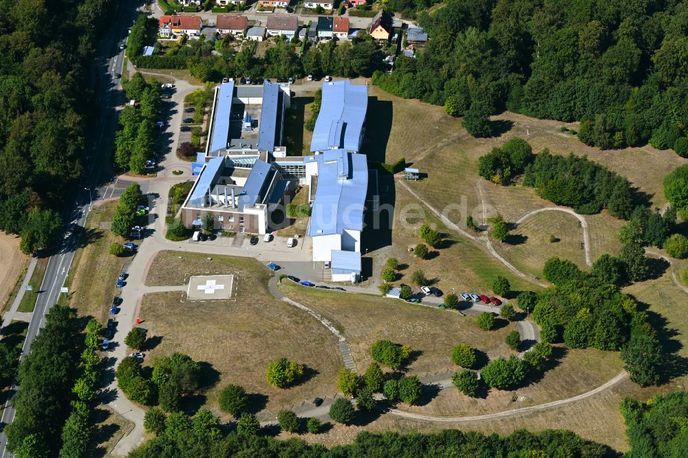 Luftbild Bad Doberan - Klinikgelände des Krankenhauses Sana Krankenhaus Bad Doberan in Bad Doberan im Bundesland Mecklenburg-Vorpommern, Deutschland