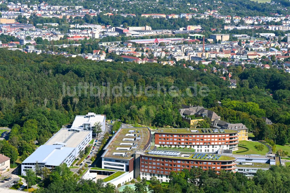 Luftbild Gera - Klinikgelände des Krankenhauses SRH Wald-Klinikum Gera in Gera im Bundesland Thüringen, Deutschland