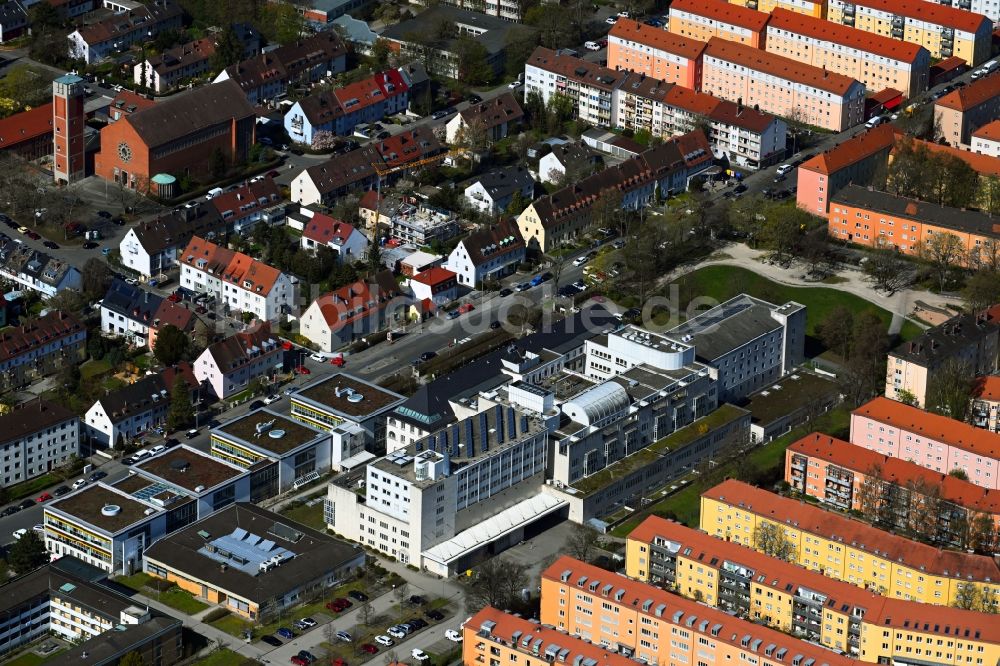 Luftaufnahme Nürnberg - Klinikgelände des Krankenhauses St. Theresien-Krankenhaus in Nürnberg im Bundesland Bayern, Deutschland