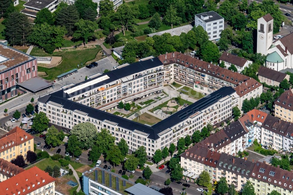 Luftbild Freiburg im Breisgau - Klinikgelände des Krankenhauses Uniklinik in Freiburg im Breisgau im Bundesland Baden-Württemberg, Deutschland