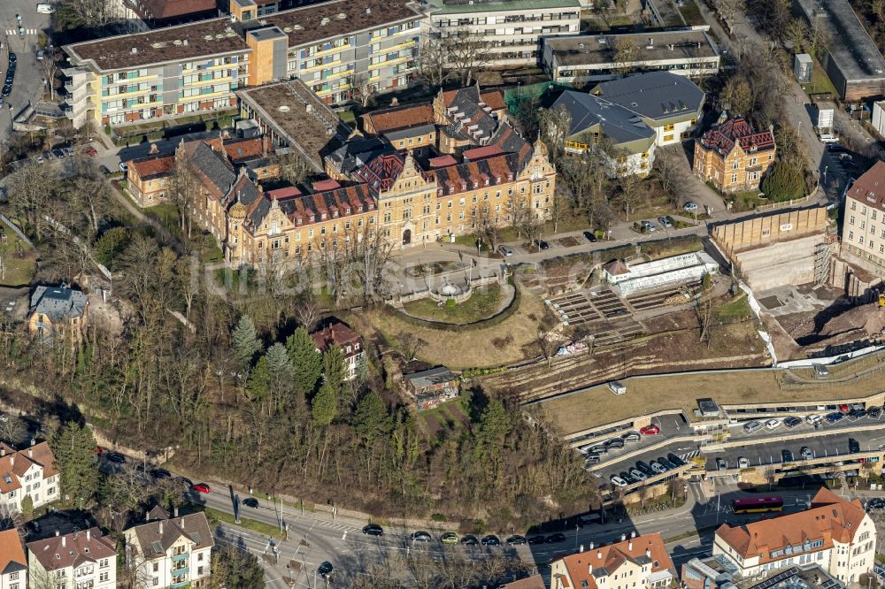 Luftaufnahme Tübingen - Klinikgelände des Krankenhauses Universitätsklinik für Psychiatrie und Psychotherapie Tübingen in Tübingen im Bundesland Baden-Württemberg, Deutschland