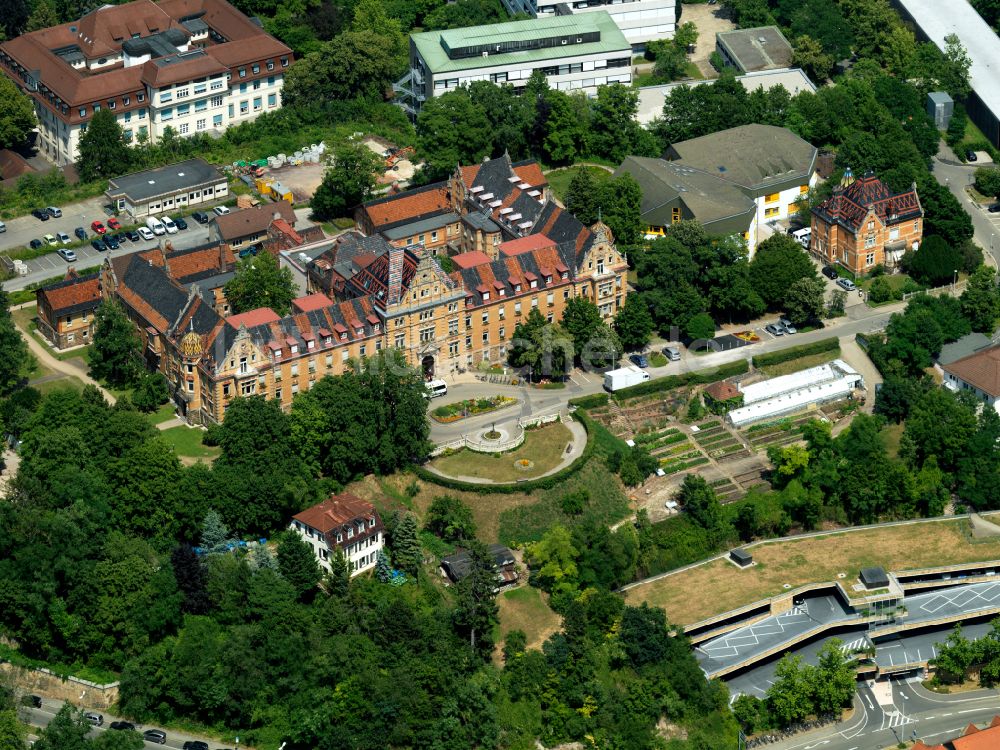 Luftbild Tübingen - Klinikgelände des Krankenhauses Universitätsklinik für Psychiatrie und Psychotherapie Tübingen in Tübingen im Bundesland Baden-Württemberg, Deutschland