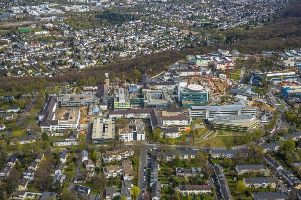 Luftaufnahme Bonn - Klinikgelände des Krankenhauses Universitätsklinikum Bonn in Bonn im Bundesland Nordrhein-Westfalen, Deutschland