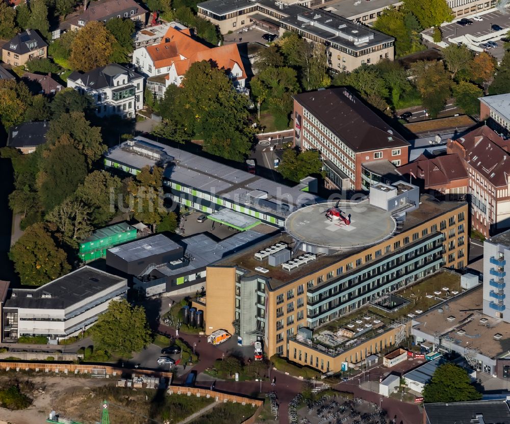 Luftbild Kiel - Klinikgelände des Krankenhauses Universitätsklinikum Schleswig-Holstein in Kiel im Bundesland Schleswig-Holstein, Deutschland