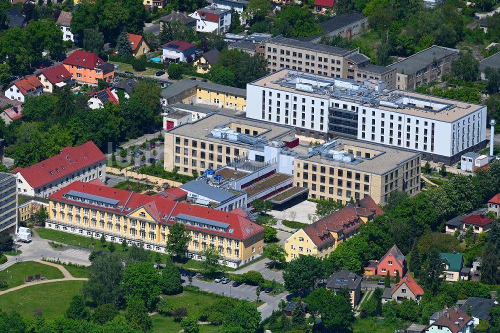 Luftbild Berlin - Klinikgelände des Krankenhauses Vivantes Klinikum Kaulsdorf in Berlin, Deutschland
