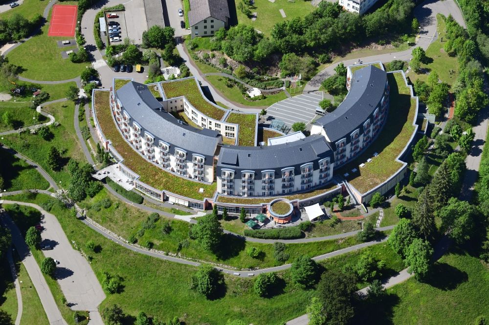 Luftaufnahme Todtmoos - Klinikgelände des Rehabilitationszentrums der Rehaklinik Wehrawald in Todtmoos im Bundesland Baden-Württemberg, Deutschland