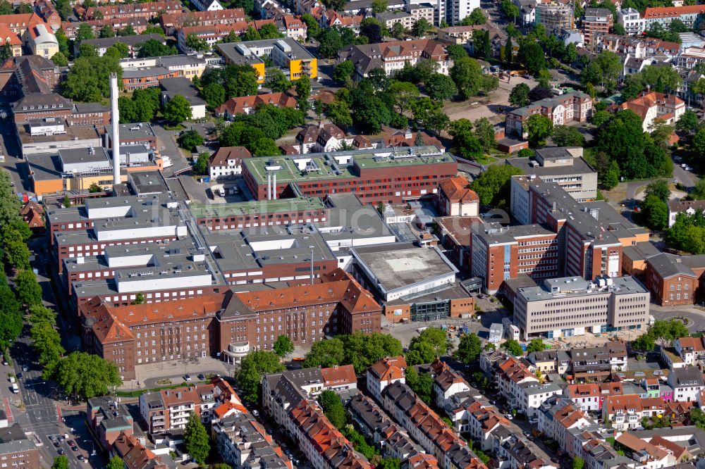 Luftbild Bremen - Klinikum Bremen-Mitte an der Sankt-Jürgen-Straße in Bremen