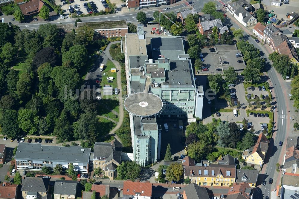 Luftaufnahme Ibbenbüren - Klinikum Ibbenbüren im Bundesland Nordrhein-Westfalen
