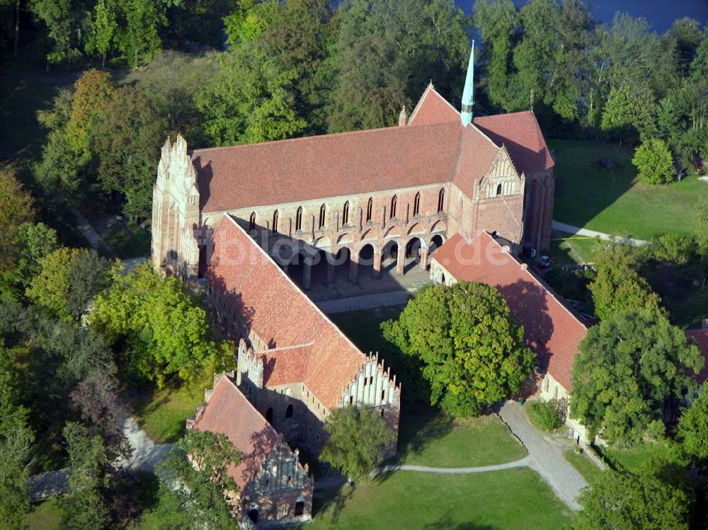 Chorin von oben - Kloster Chorin.