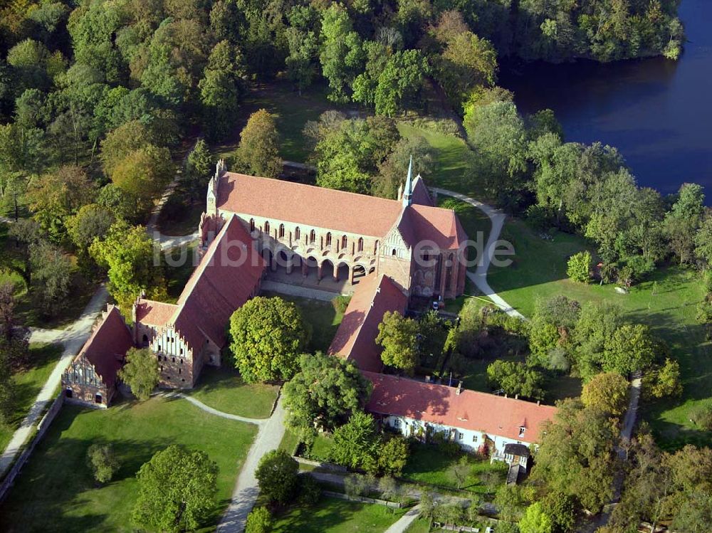 Luftbild Chorin - Kloster Chorin.