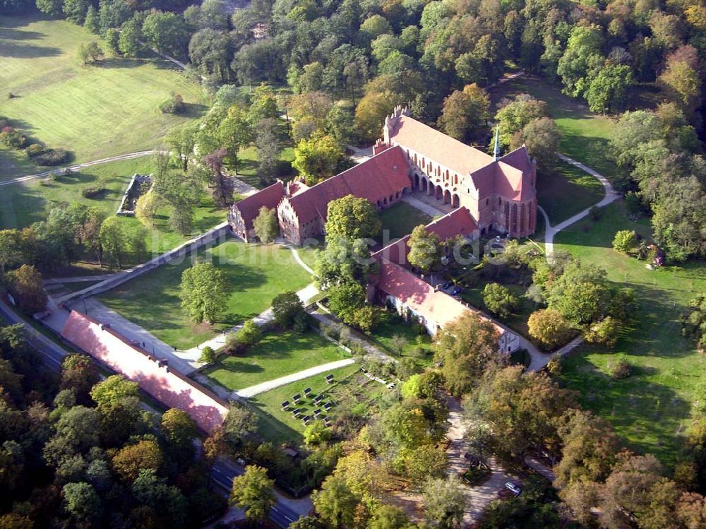 Luftaufnahme Chorin - Kloster Chorin.