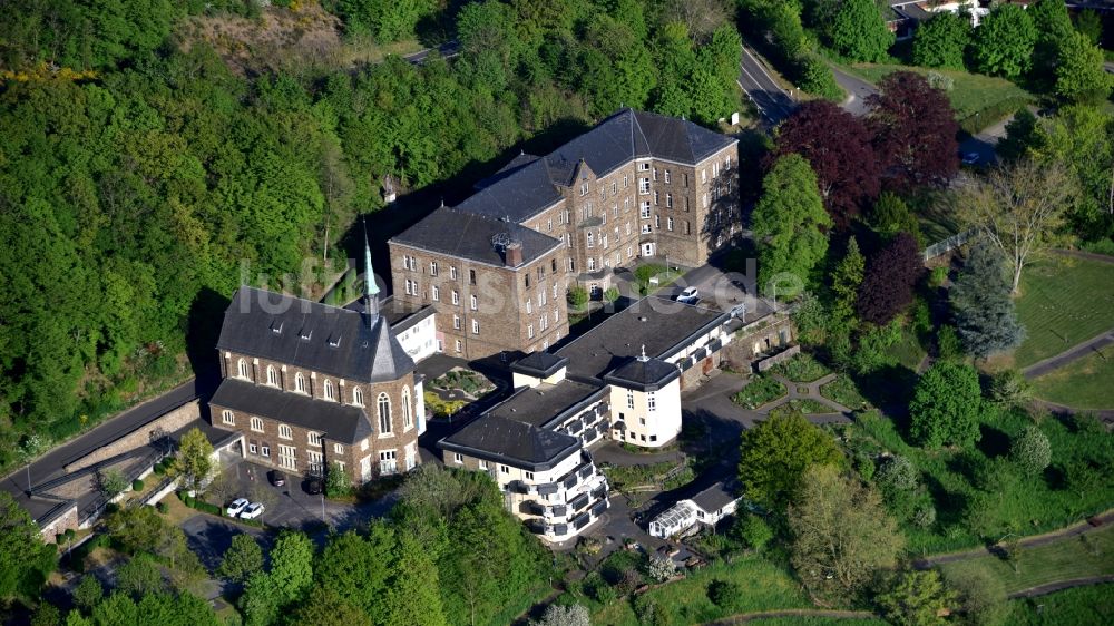 Waldbreitbach von oben - Kloster Marienhaus in Waldbreitbach im Bundesland Rheinland-Pfalz, Deutschland