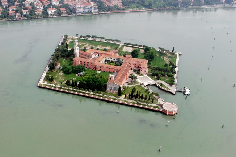 Venedig aus der Vogelperspektive: Kloster San Lazarro degli Armeni Venedig
