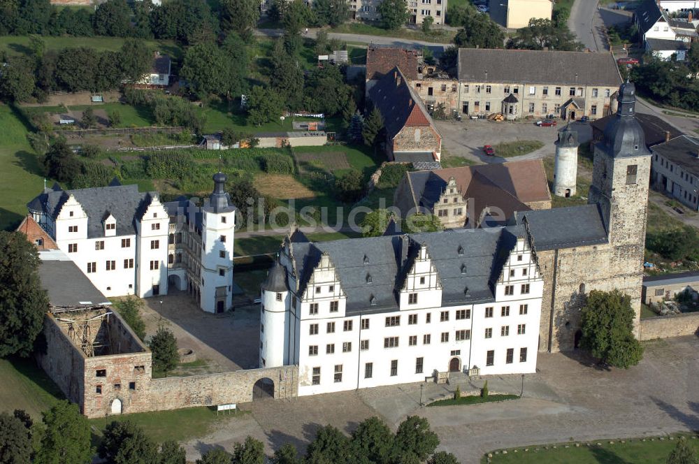 Leitzkau aus der Vogelperspektive: Klosterkirche St.Maria und Schloss Leitzkau