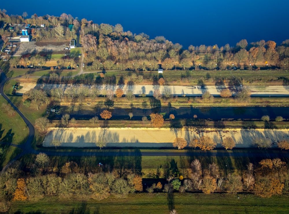 Haltern am See von oben - Klärwerks- Becken, Reinigungsstufen und Wasseraufbereitungsanlage der Gelsenwasser AG in Haltern am See im Bundesland Nordrhein-Westfalen