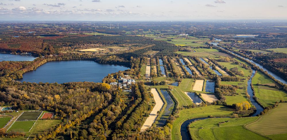 Luftbild Haltern am See - Klärwerks- Becken, Reinigungsstufen und Wasseraufbereitungsanlage der Gelsenwasser AG in Haltern am See im Bundesland Nordrhein-Westfalen