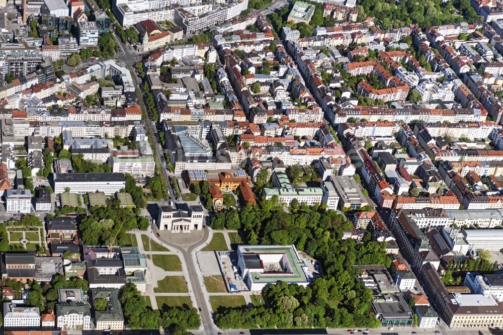 Luftaufnahme München - Königsplatz in München im Bundesland Bayern
