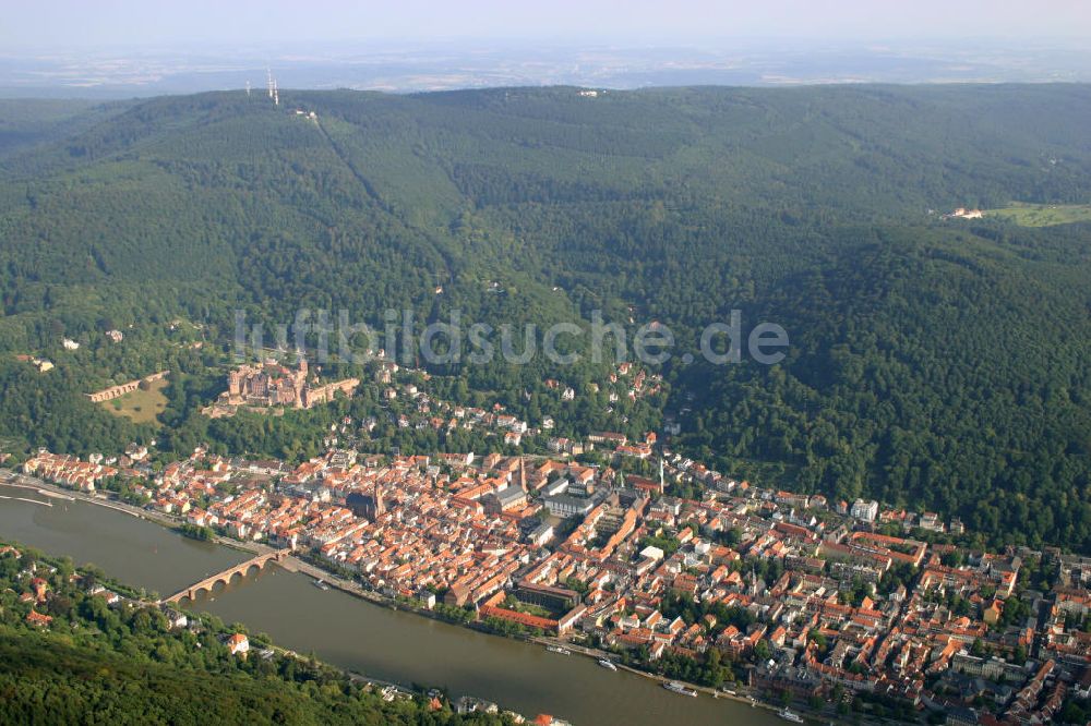 Luftaufnahme Heidelberg - Königstuhl Heidelberg
