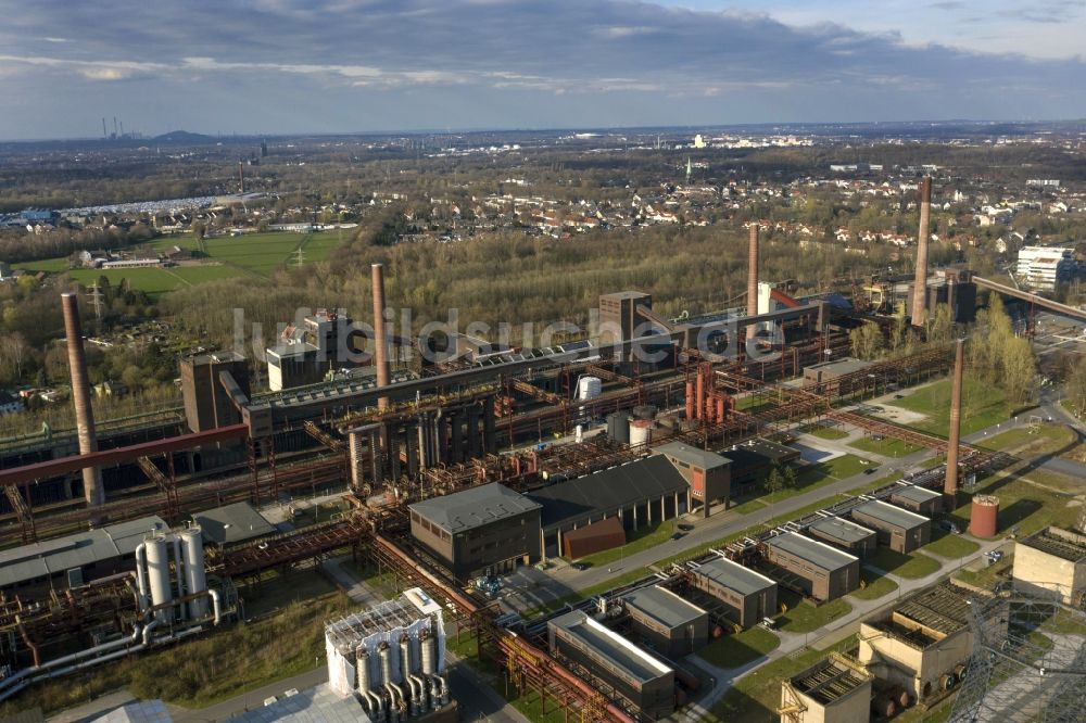 Luftaufnahme Essen - Kokerei Zeche Zollverein in Essen im Ruhrgebiet im Bundesland Nordrhein-Westfalen