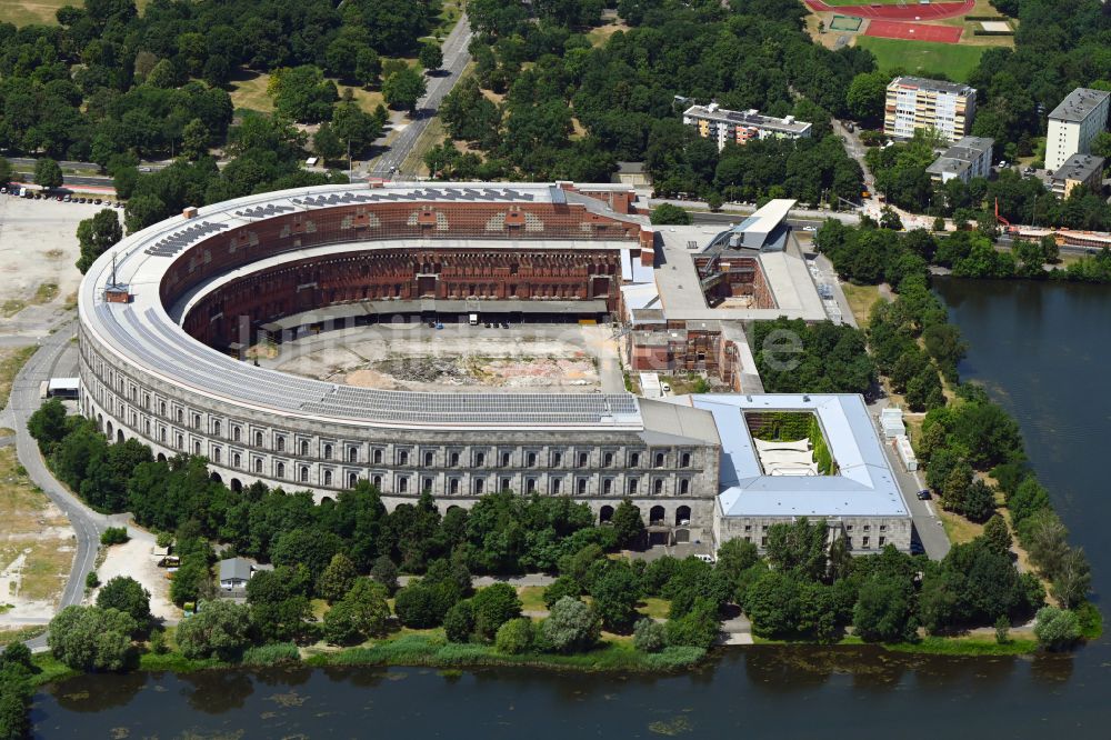 Luftbild Nürnberg - Kongresshalle auf dem Reichsparteitagsgelände Nürnberg im Bundesland Bayern