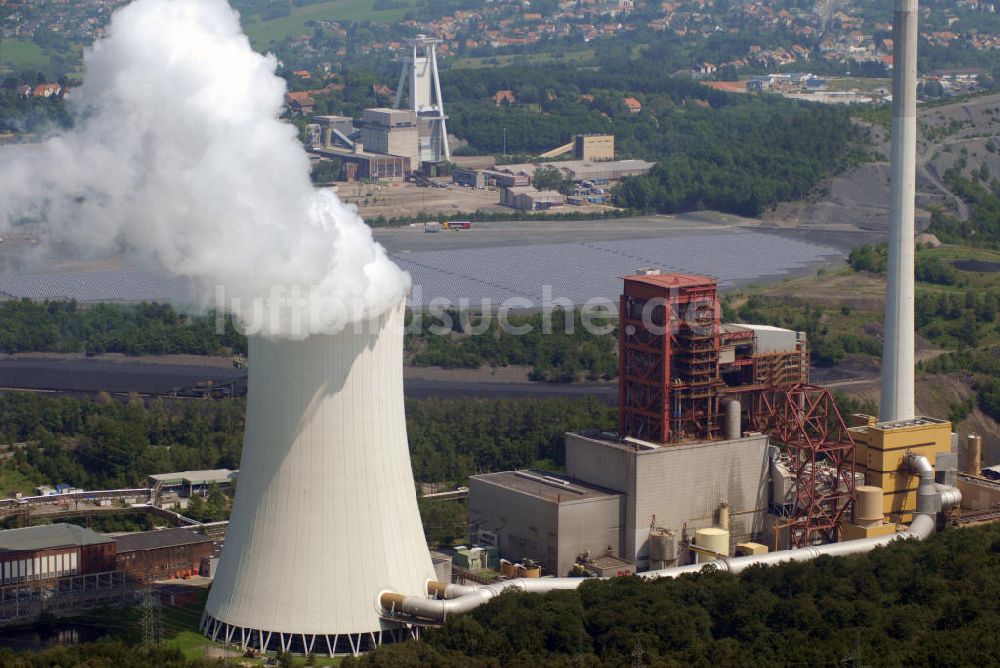 Bexbach aus der Vogelperspektive: Kraftwerk in Bexbach