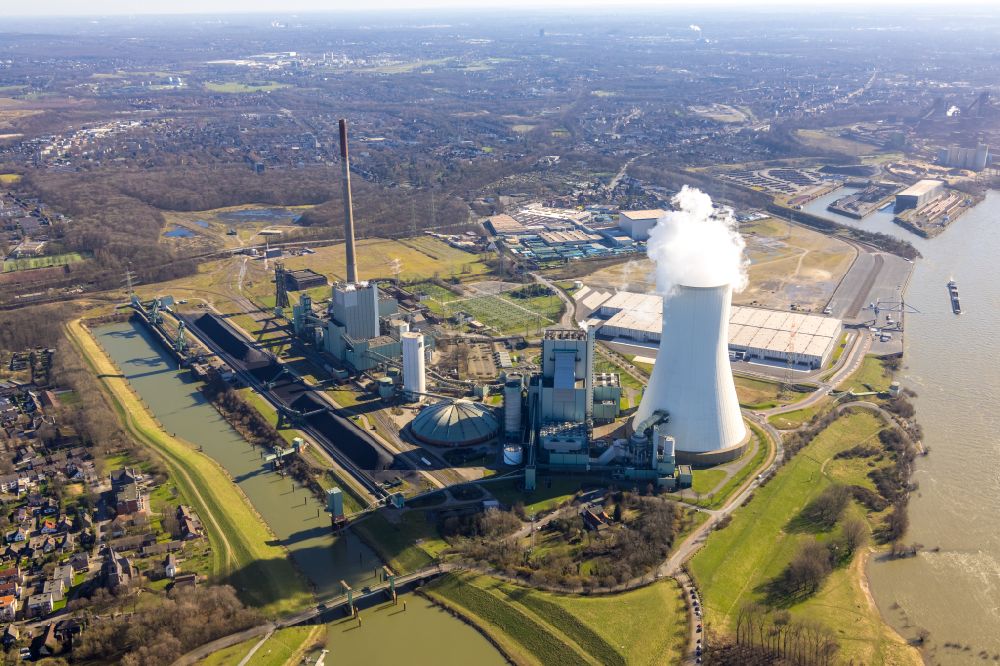 Luftbild Duisburg - Kraftwerk Duisburg - Walsum im Bundesland Nordrhein-Westfalen