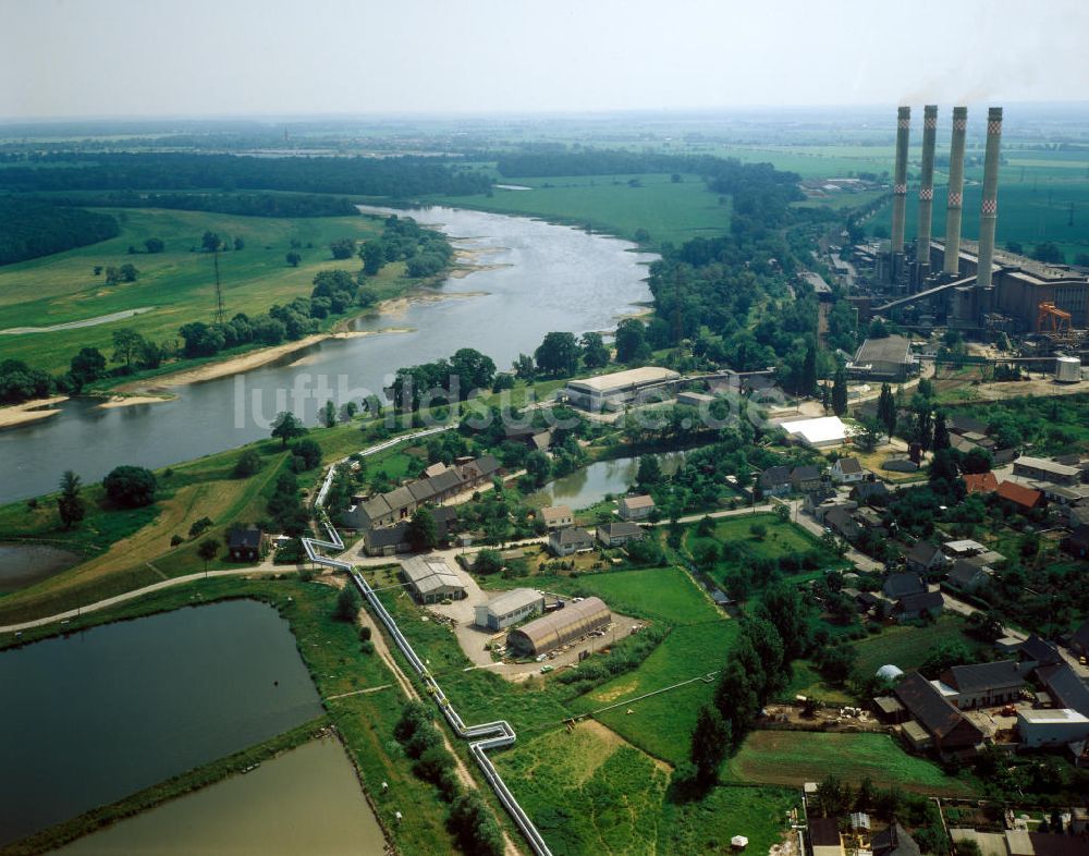 Luftbild Vockerode - Kraftwerk Vockerode