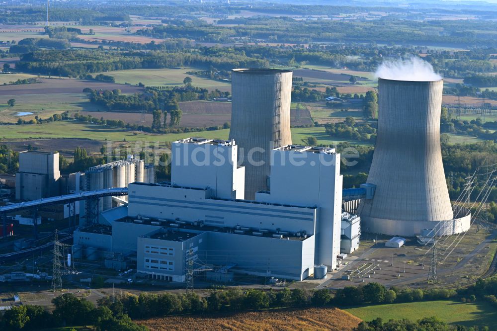 Luftbild Schmehausen - Kraftwerksanlagen des Kohle- Heizkraftwerkes der RWE Kraftwerk Westfalen in Schmehausen im Bundesland Nordrhein-Westfalen, Deutschland