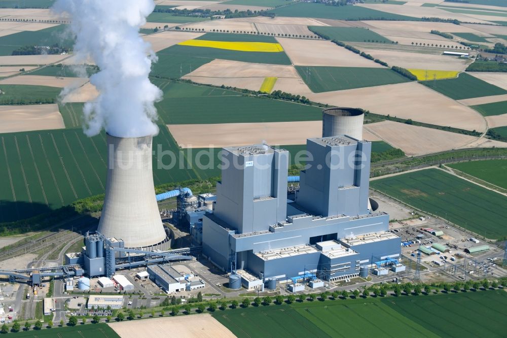 Luftbild Grevenbroich - Kraftwerksanlagen des Kohle- Heizkraftwerkes RWE Power AG Kraftwerk Neurath in Grevenbroich im Bundesland Nordrhein-Westfalen, Deutschland