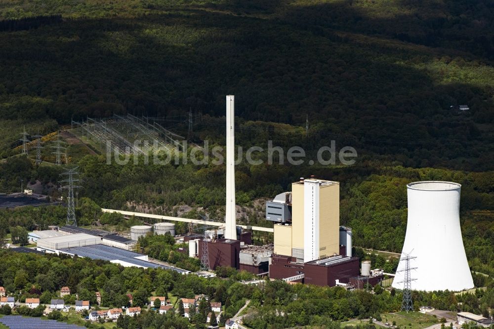 Luftbild Bexbach - Kraftwerksanlagen des Steinkohlekraftwerk in Bexbach im Bundesland Saarland, Deutschland