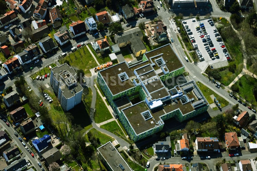 Luftaufnahme Hofheim am Taunus - Krankenhaus in Hofheim am Taunus im Bundesland Hessen, Deutschland