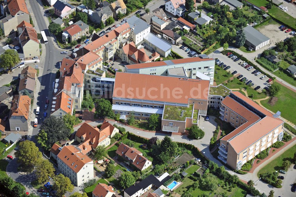 Luftaufnahme Guben - Krankenhaus Naemi-Wilke-Stift in Guben