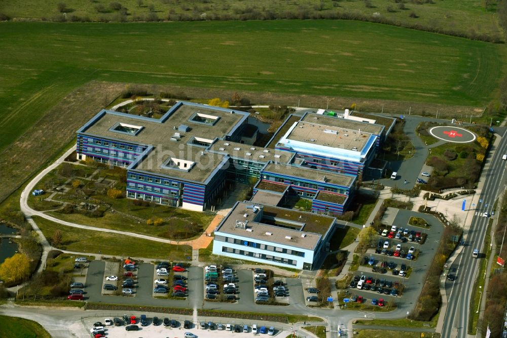 Luftbild Apolda - Krankenhaus Robert Koch in Apolda im Bundesland Thüringen, Deutschland