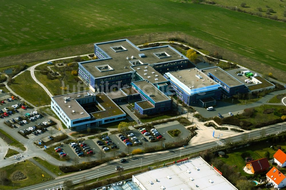 Luftaufnahme Apolda - Krankenhaus Robert Koch in Apolda im Bundesland Thüringen, Deutschland