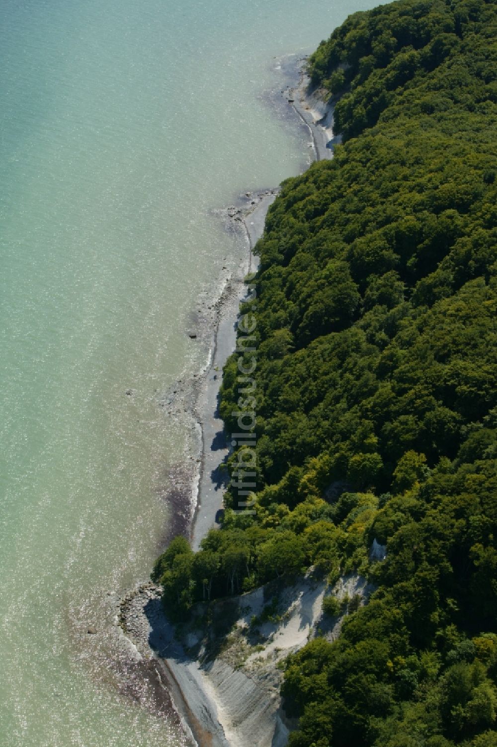 Luftbild Sassnitz - Kreideküste bei Sassnitz im Bundesland Mecklenburg-Vorpommern