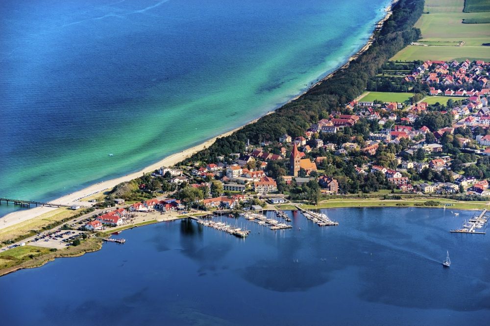 Luftbild Rerik - Küsten- Landschaft am Sandstrand der Ostsee in Rerik im Bundesland Mecklenburg-Vorpommern, Deutschland