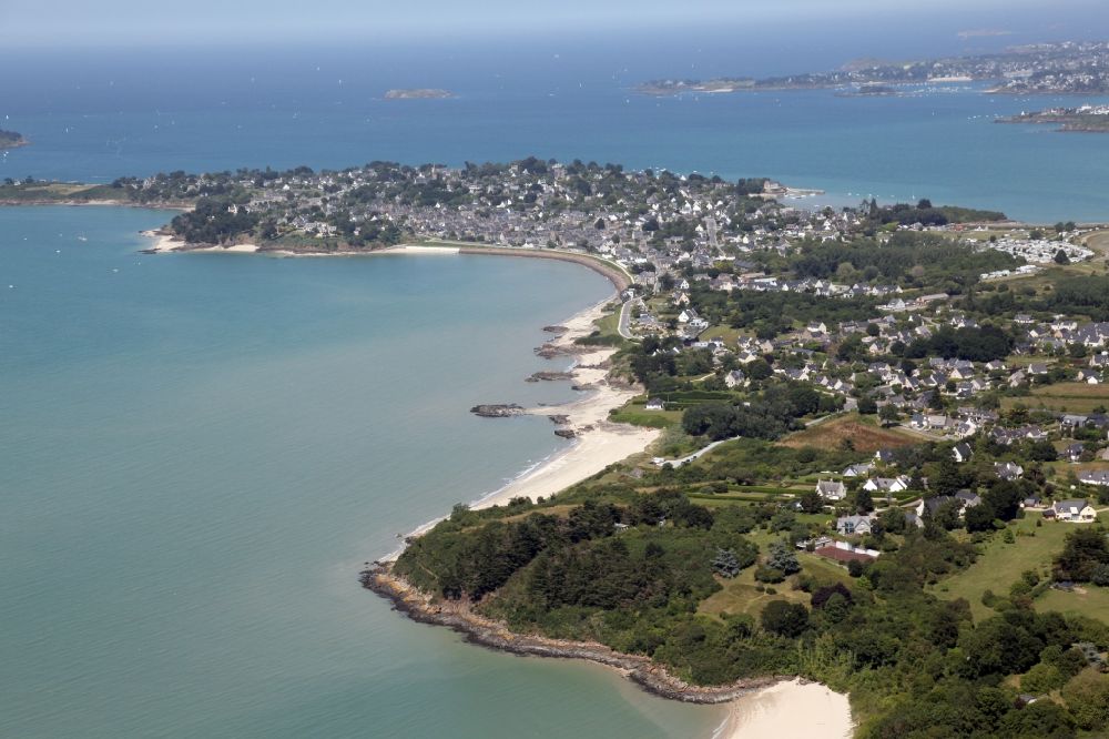Luftbild Saint-Jacut-de-la-Mer - Küstenbereich der Halbinsel Saint-Jacut-de-la-Mer in Bretagne, Frankreich