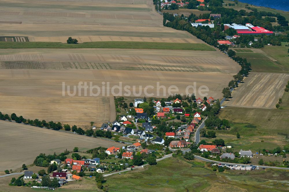 Luftaufnahme Fährdorf - Küstenbereich der Insel Poel - Insel in Fährdorf im Bundesland Mecklenburg-Vorpommern, Deutschland