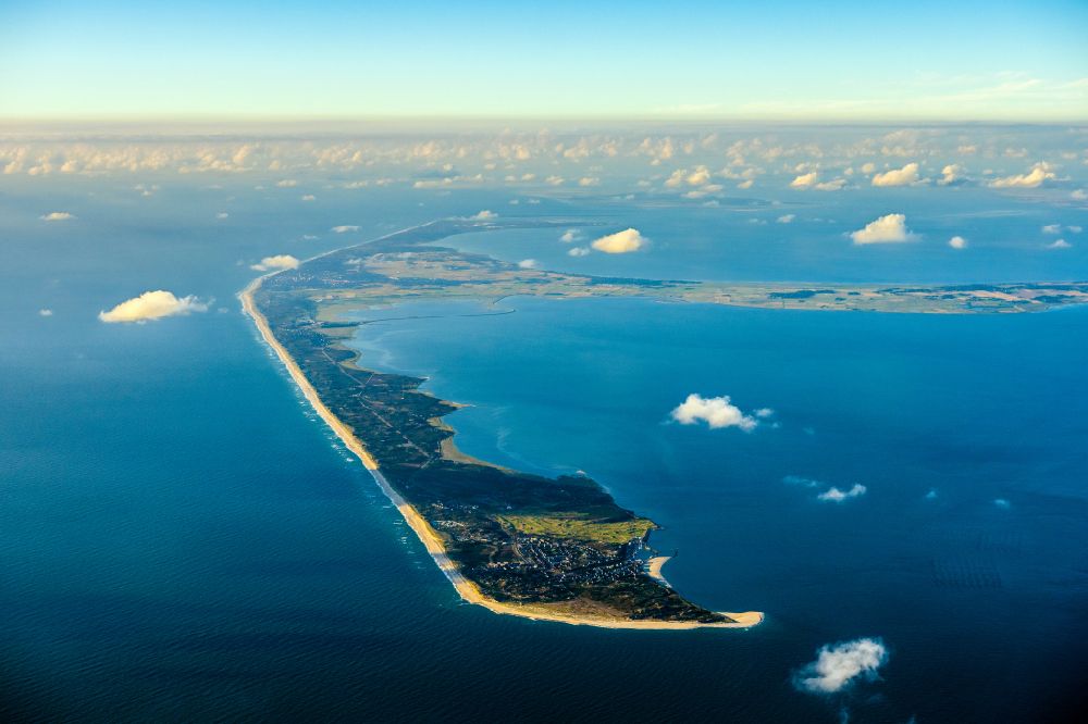 Luftbild Hörnum (Sylt) - Küstenbereich der Nordsee- Insel Sylt im Ortsteil Hörnum im Bundesland Schleswig-Holstein, Deutschland