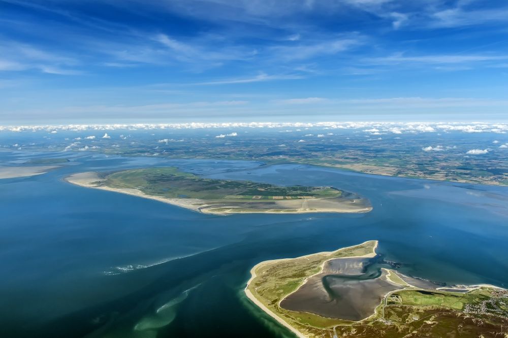 Römö aus der Vogelperspektive: Küstenbereich der Nordsee - Insel in Römö in Tondern Kommune, Dänemark
