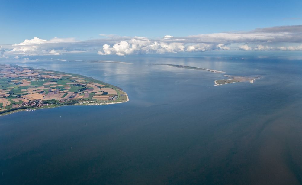 Luftbild Wangerland - Küstenbereich der Ostfriesischen Inseln in Wangerland im Bundesland Niedersachsen, Deutschland