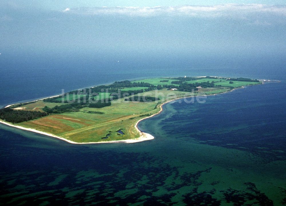 Luftbild Horslunde - Küstenbereich der Ostsee - Insel Vejroe in Horslunde in Region Själland, Dänemark
