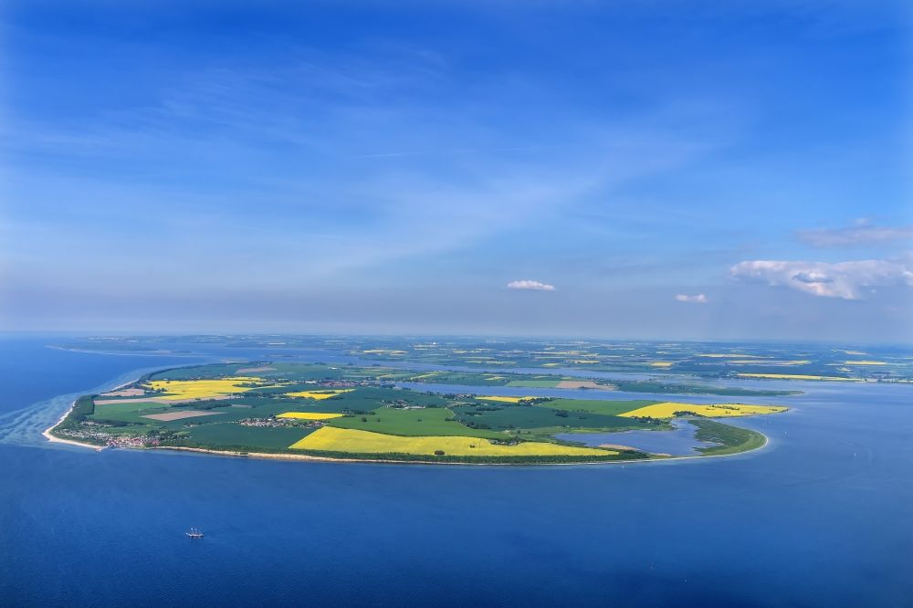 Insel Poel von oben - Küstenbereich der Poel - Insel in Insel Poel im Bundesland Mecklenburg-Vorpommern