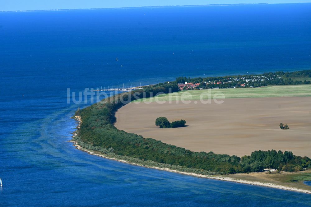 Insel Poel aus der Vogelperspektive: Küstenbereich der Poel - Insel in Insel Poel im Bundesland Mecklenburg-Vorpommern