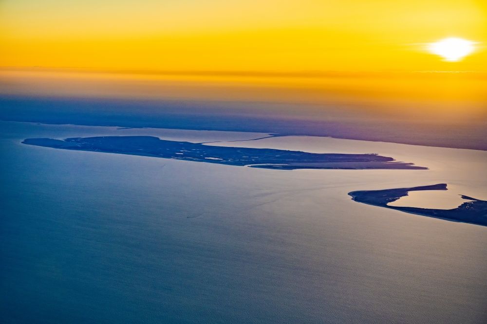 Luftbild Römö - Küstenbereich der Nordsee- Insel Römö in Tondern Kommune, Dänemark