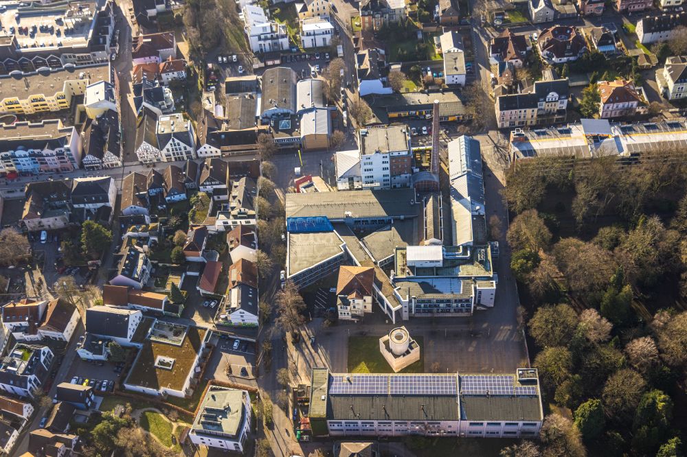 Luftaufnahme Unna - Kulturzentrum und Veranstaltungshalle Lindenbrauerei in Unna im Bundesland Nordrhein-Westfalen, Deutschland